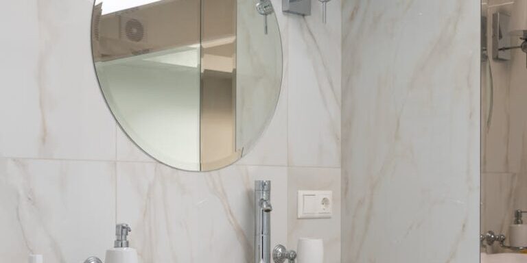 Bathroom plumbing system for sewer maintenance